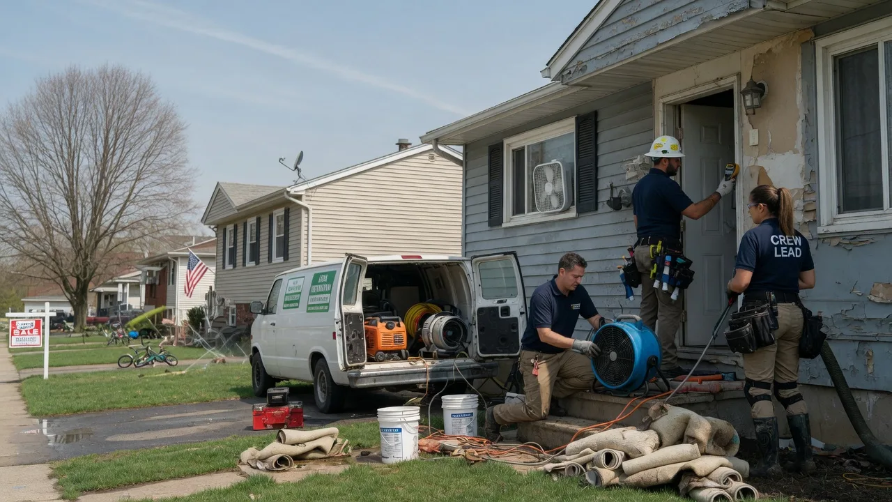 Flood Cleanup in Marysville, OH near me