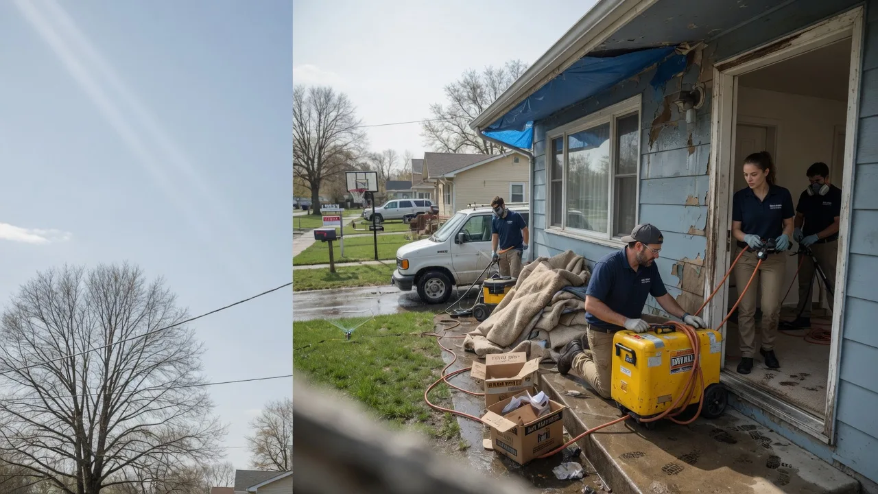 Basement Flood Cleanup in Marysville, OH near me